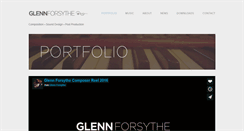 Desktop Screenshot of glennforsythe.com